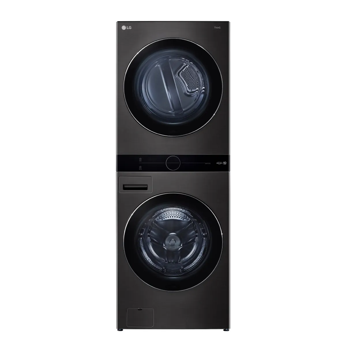 LG - Torre de Lavado LG 25 kg Lavado  13 kg Secado AI DD™ Smart Inverter Negra WK25BS6ABLECOL