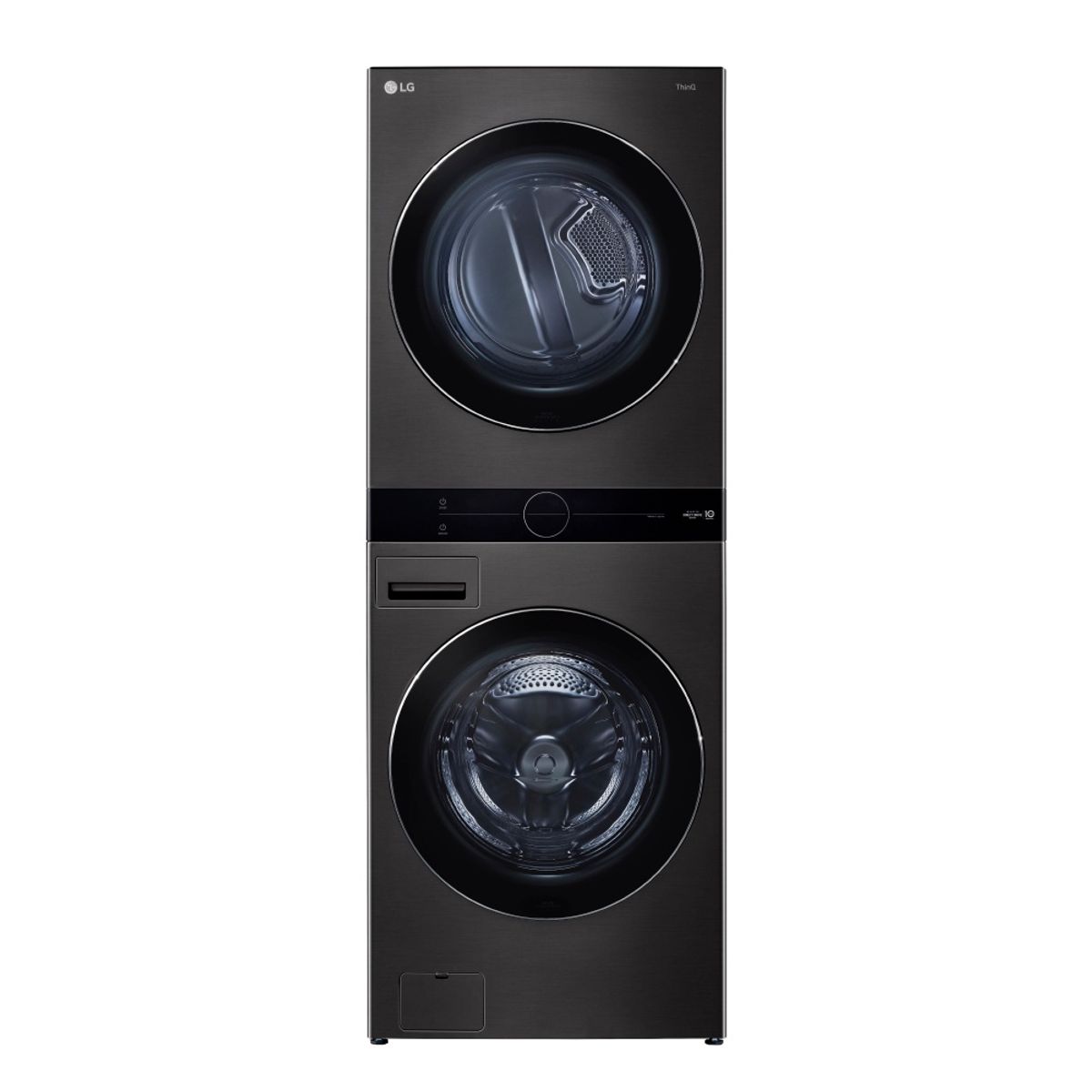 LG - Torre de Lavado LG 25 kg Lavado  13 kg Secado AI DD™ Smart Inverter Negra WK25BS6ABLECOL