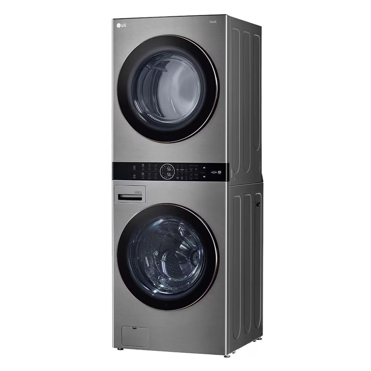 LG - Torre de Lavado LG 25 kg Lavado  13 kg Secado AI DD™ Smart Inverter Plateada WK25VS6ASSECOL