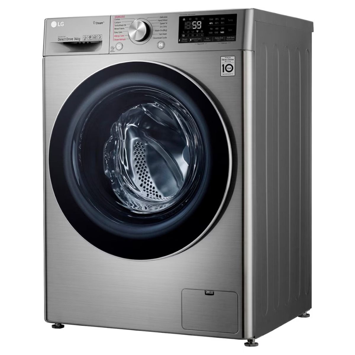 LG - Lavadora Secadora LG 14Kg8Kg WD14VVC4S6 Inverter AI DD Plata WD14VVC4S6APTECOL