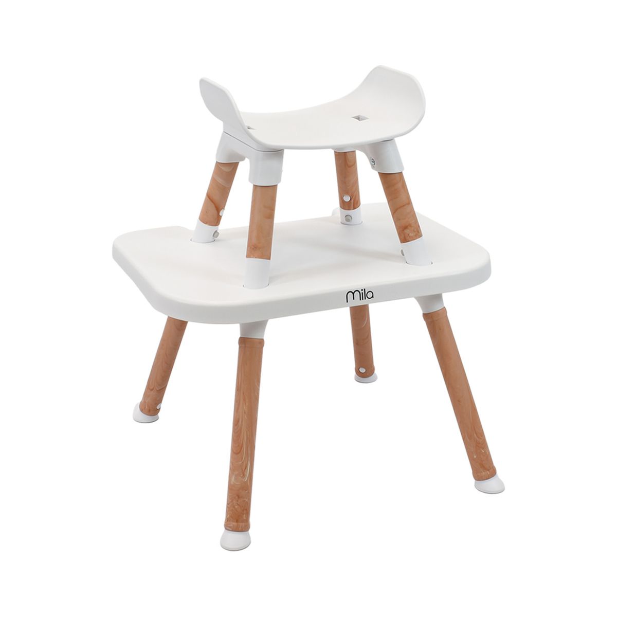 PRIORI - Silla Comedor Bebé 6 en 1 Mila Gris Priori