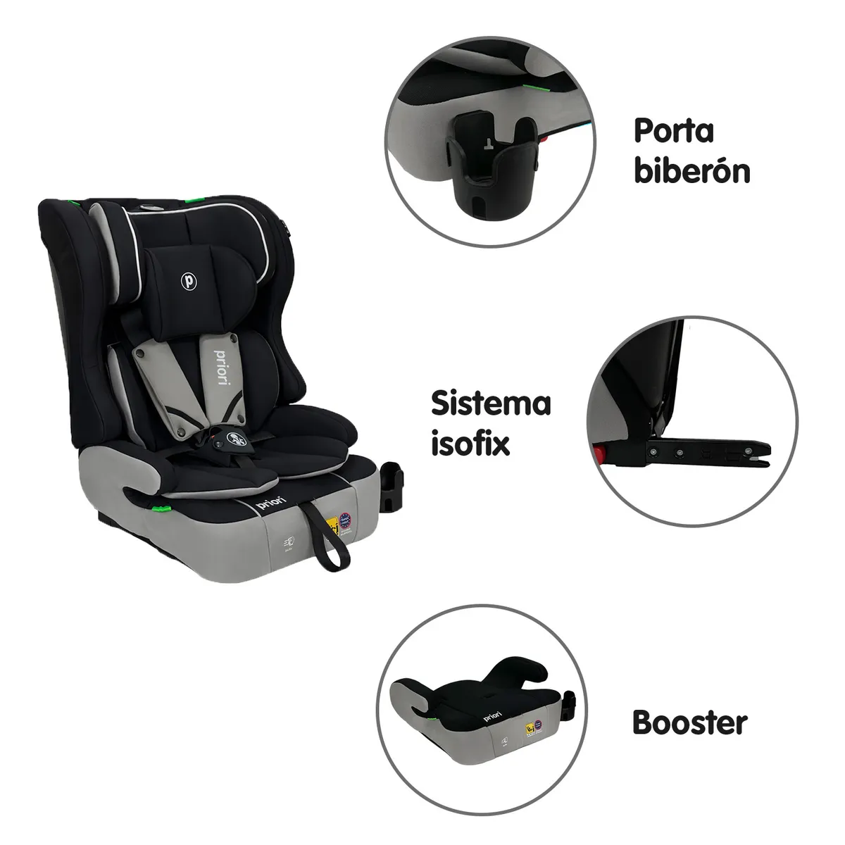 PRIORI - Silla Carro Bebe Priori Mas Isize Beige