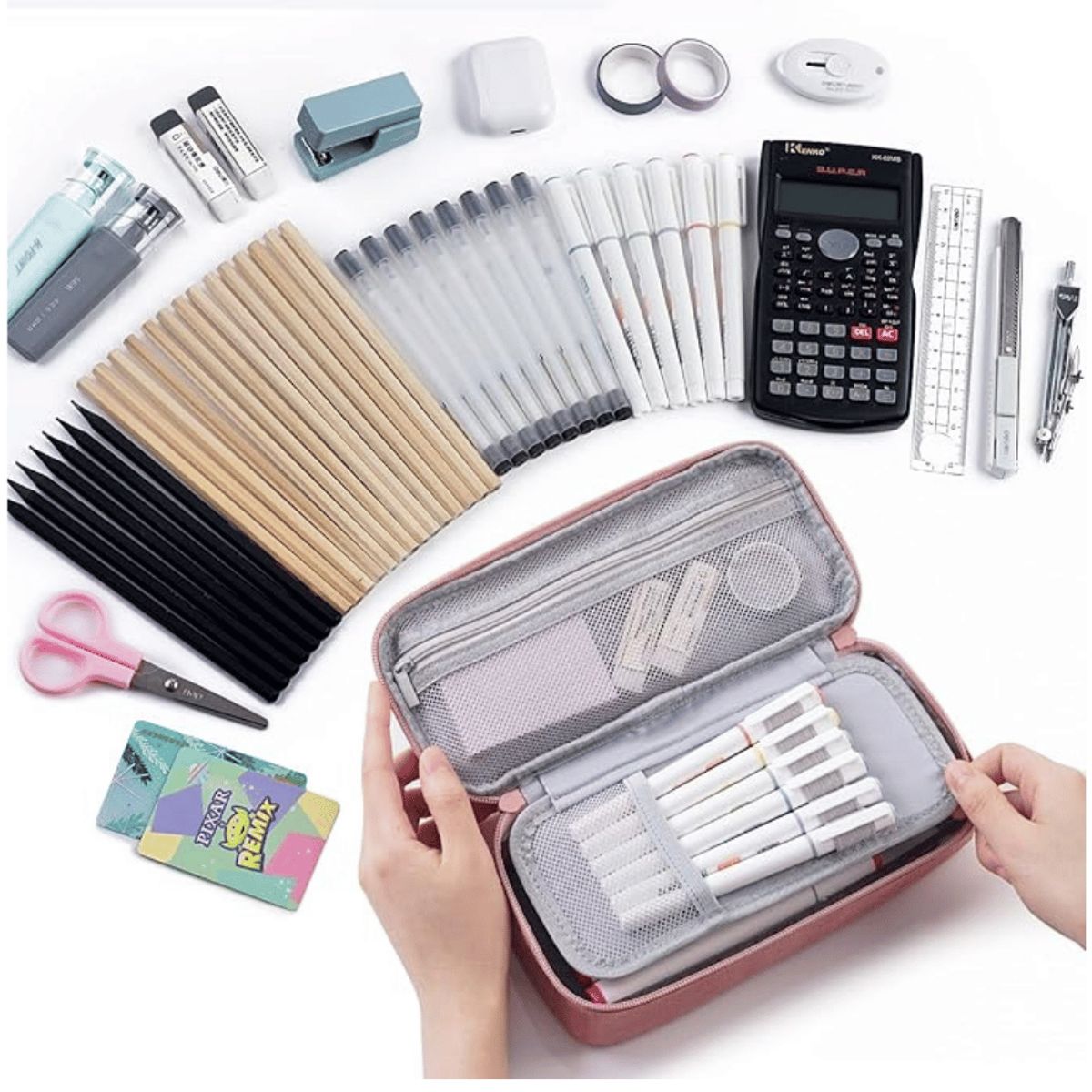 GENER - Cartuchera Organizador Lapices Multiples Compartimentos