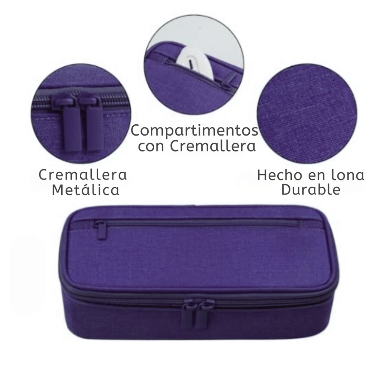 GENER - Cartuchera Organizador Lapices Multiples Compartimentos