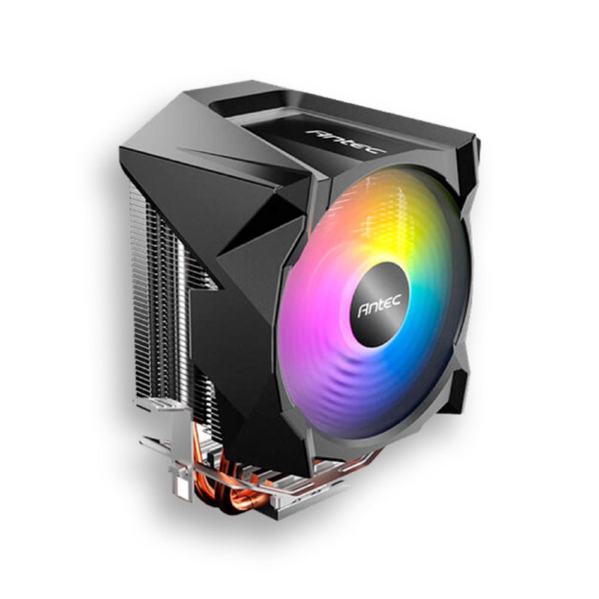 GENERICO - Disipador CPU ANTEC A30 NEO ARGB Negro con Ventilador RGB y Refrigeración Eficiente