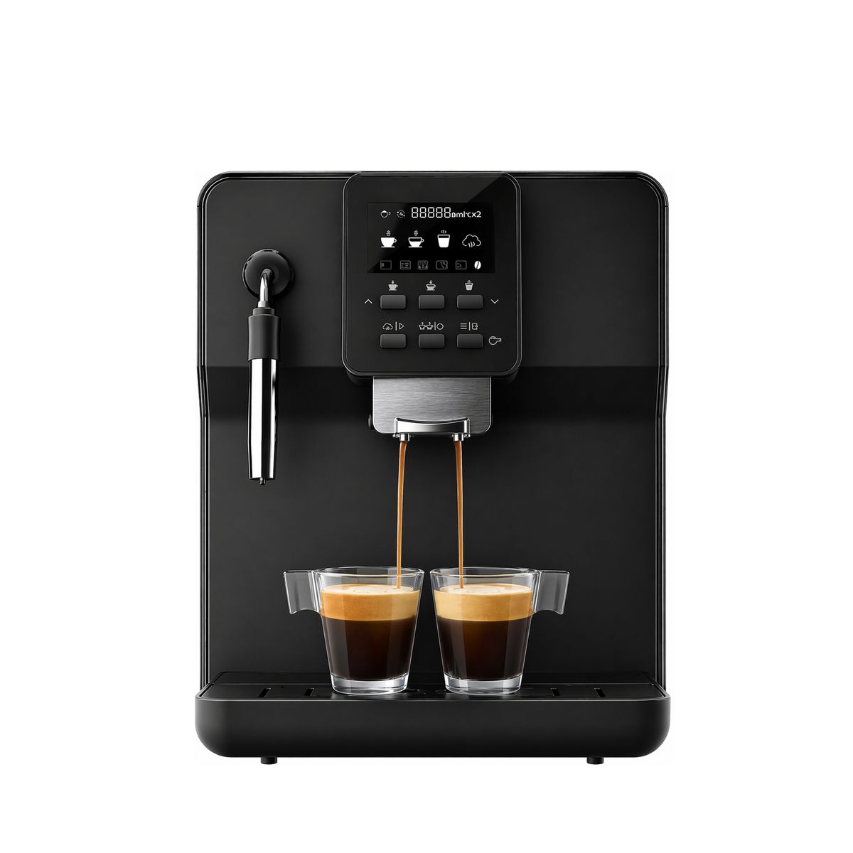 INDUFRIAL - MAQUINA DE CAFÉ EXPRESSO ROOMA  MOLINILLO INTEGRADO Y ESPUMADOR AUTOMÁTICO