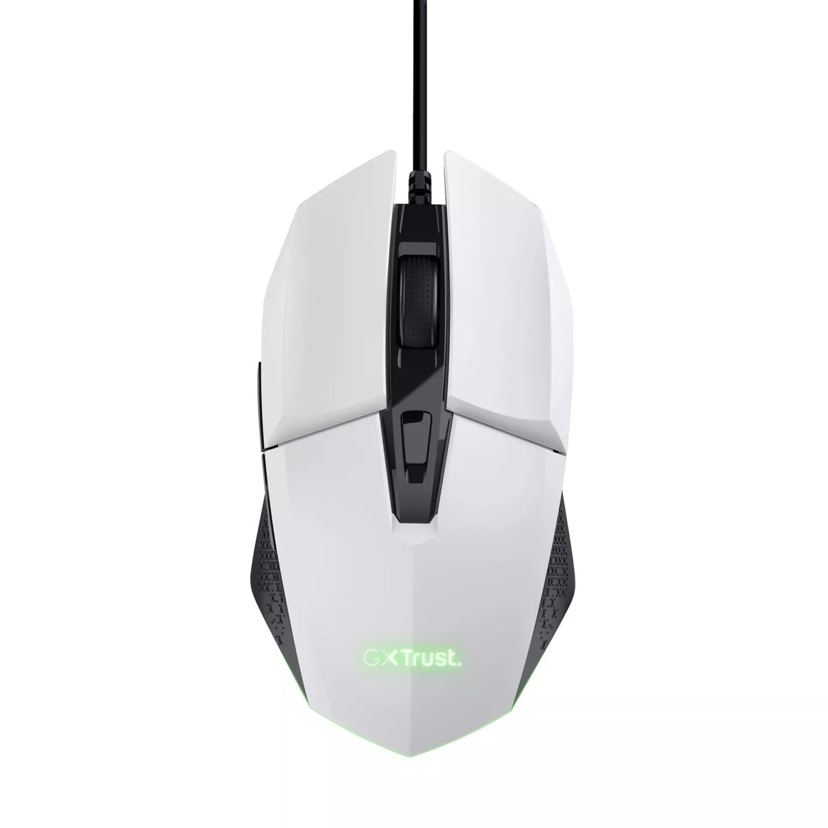 TRUST - Mouse Trust Gamer Gxt 109W Felox Alambrico blanco