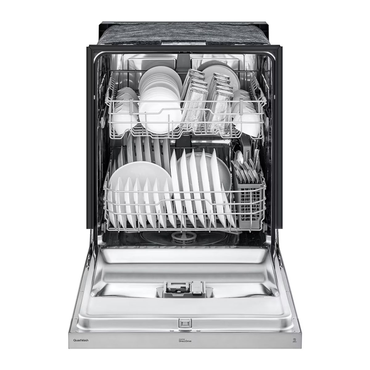 LG - Lavavajillas LG Front Control 24” QuadWash LDFN3432TASTELAT