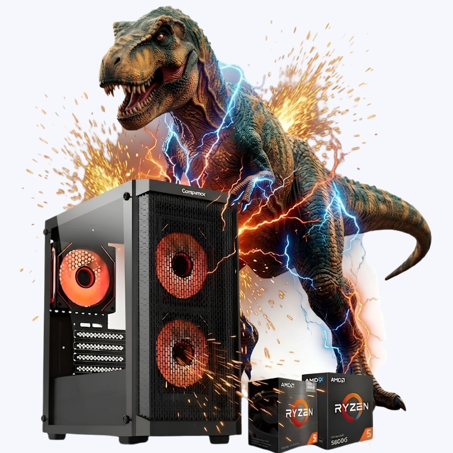 PC Gamer Ryzen 5 5600G/ RAM 16GB / SSD 512GB / Board A520M AMD