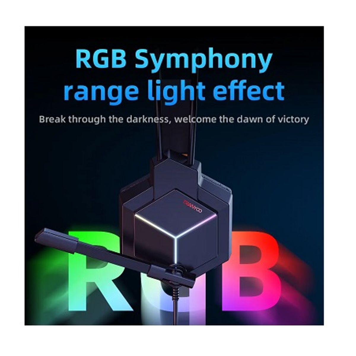 GENERICO - Audifono Gamer RGB Con Microfono Para PC PS4 XBOX