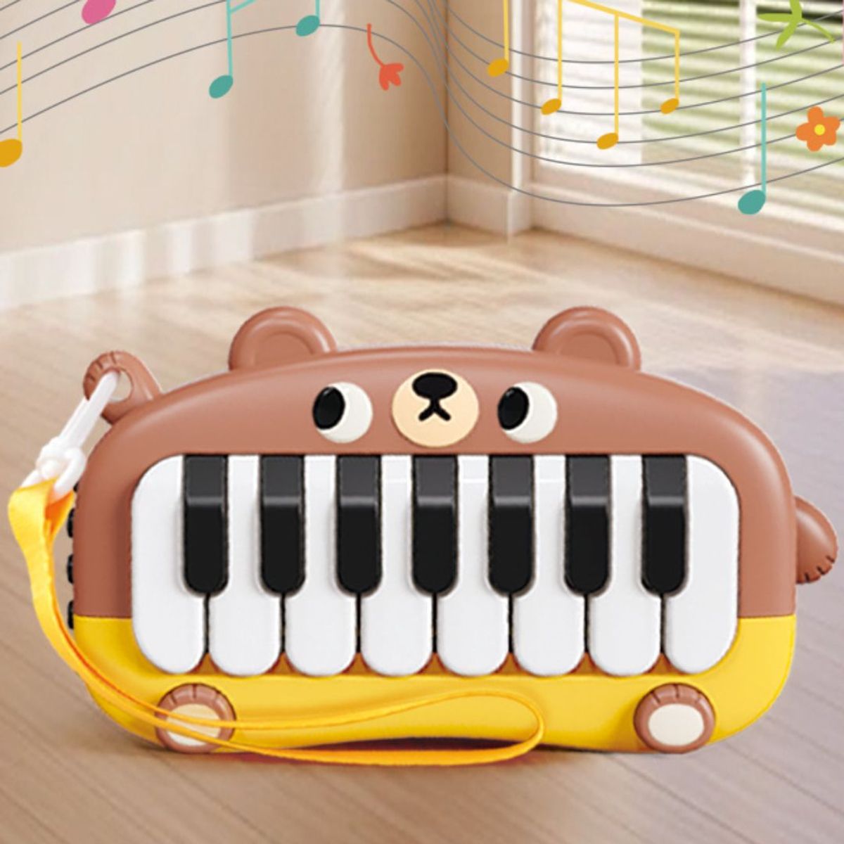 GENERICO - Juguete Piano Musical Didáctico Con Luz Diseño Oso