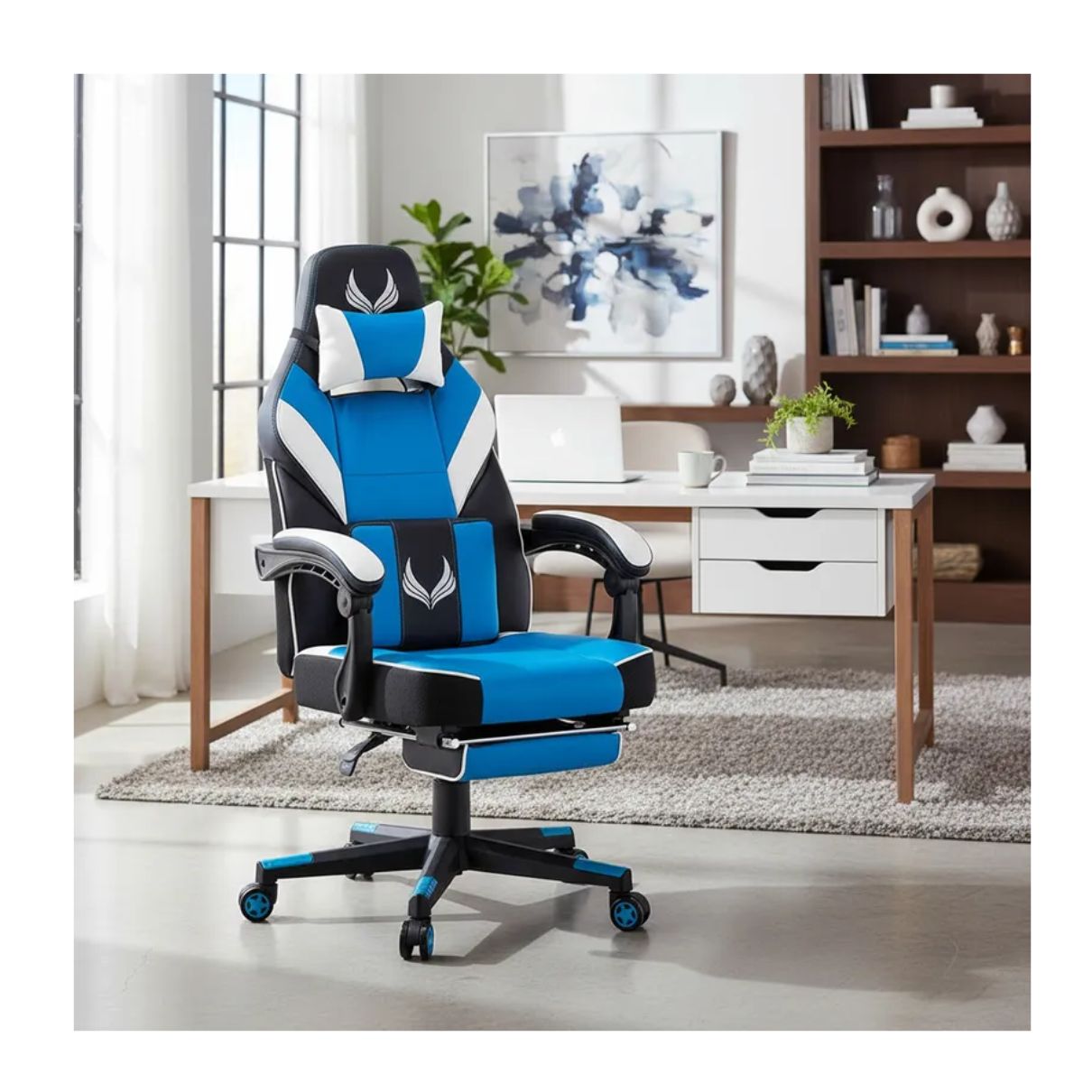 ERGONOMUS - Silla Gamer Edifice Azul Akivoy