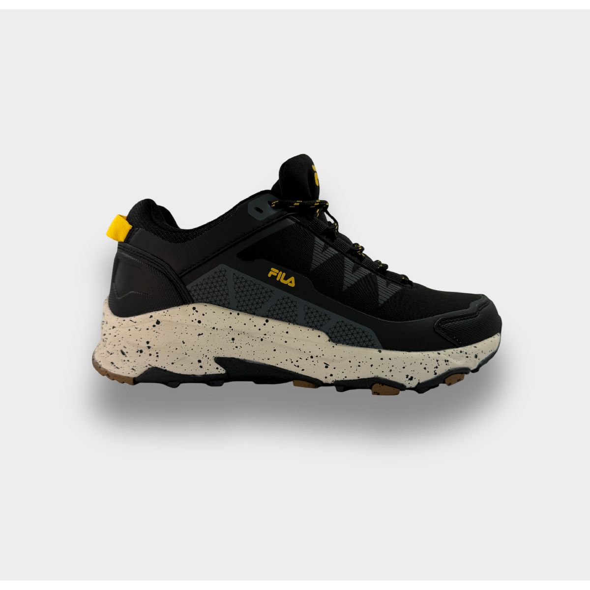 FILA - Tenis Fila Hombre Aaron 12SW23-04103 Negro Casual