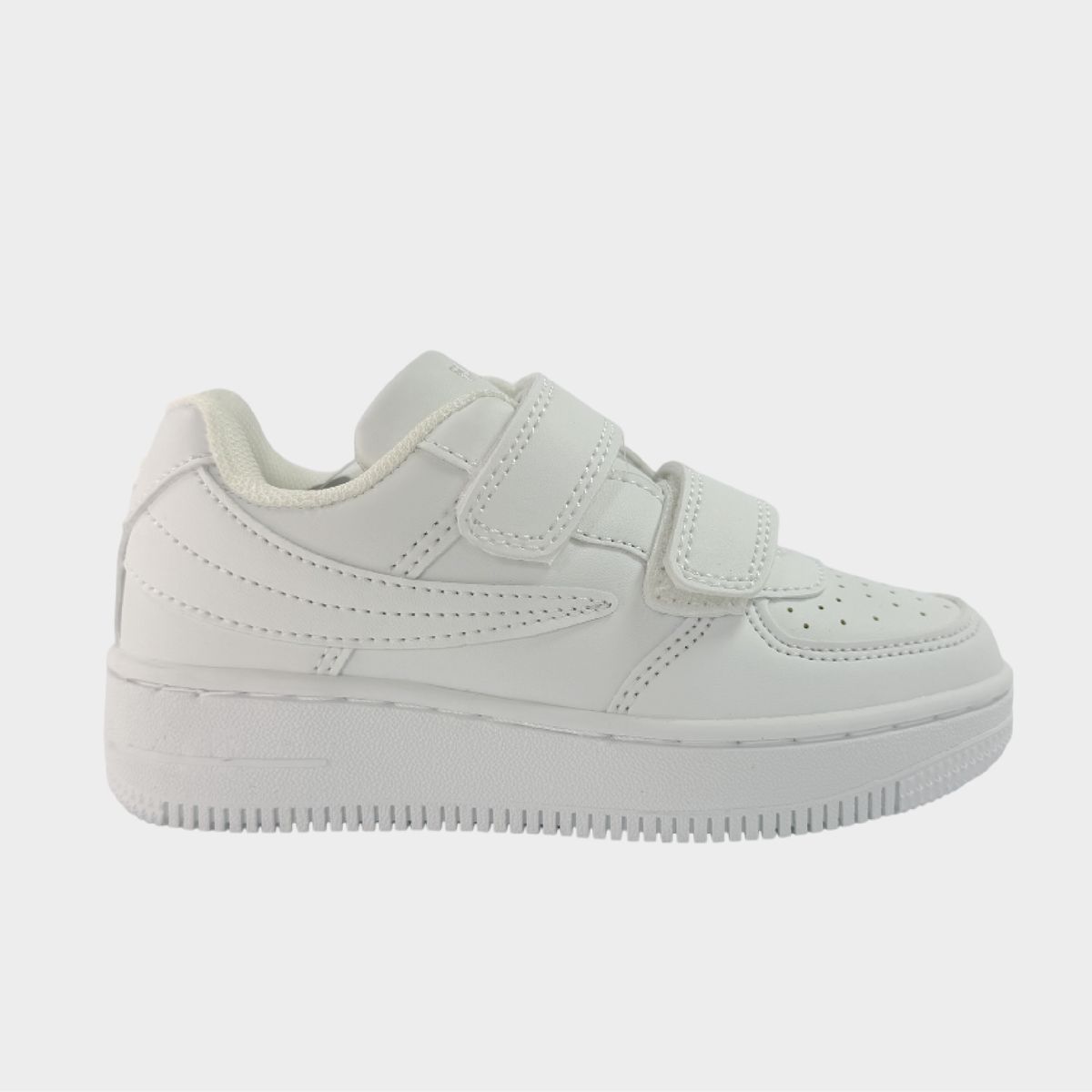 FILA - Tenis Fila Niño Classio Low Velcro CLASSIOLOWVELCR Blanco Casual