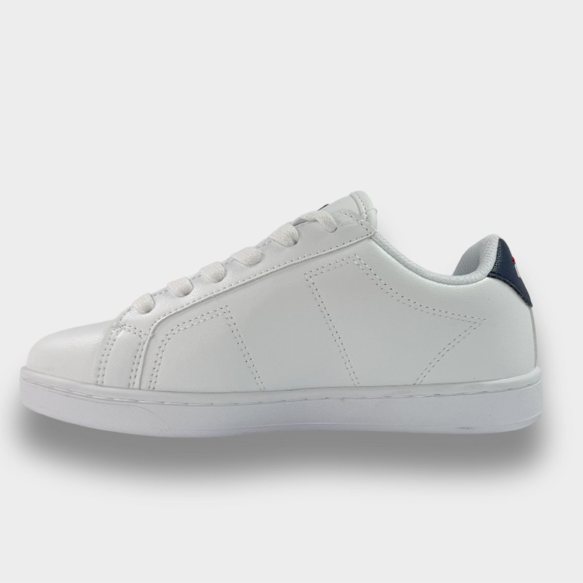 FILA - Tenis Fila Niño Jerick LN24052 Blanco Azul Marino Rojo Casual