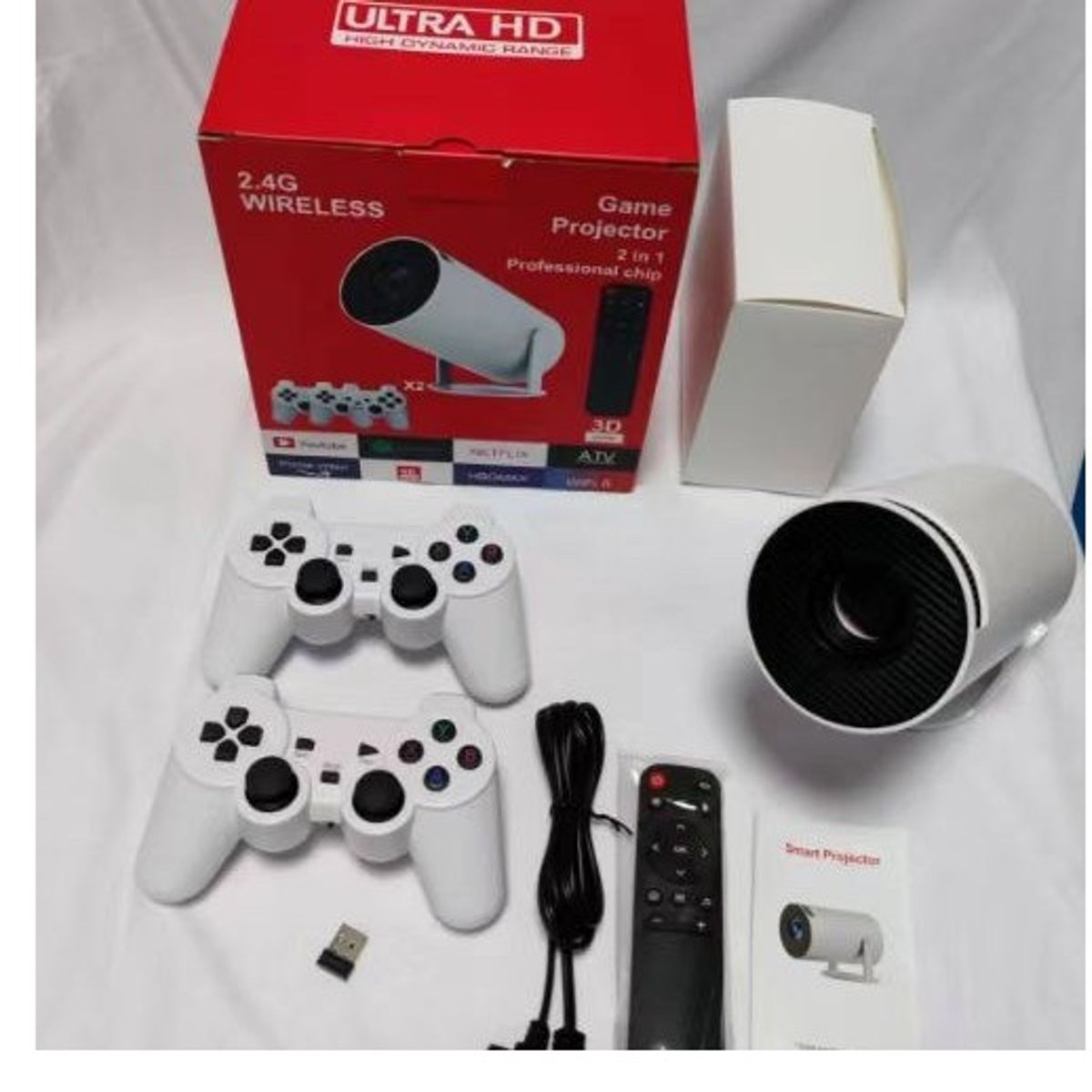 GENERICO - Proyector De Video Con Consola De Juegos Y Controles