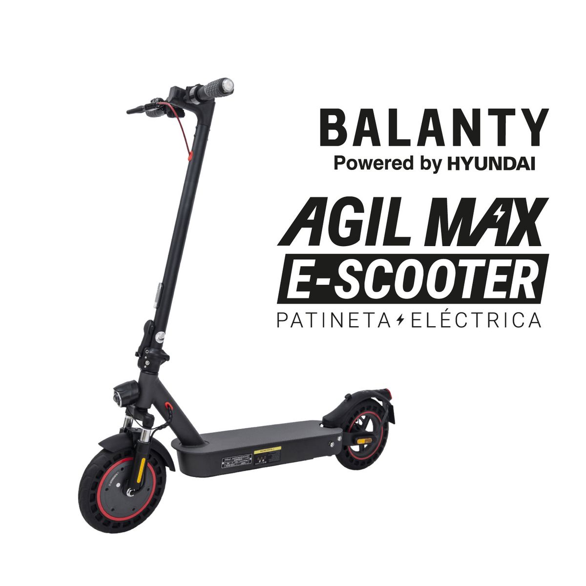 BALANTY - PATINETA ELECTRICA SCOOTER AGIL MAX 25 KM/H VELOCIDAD MAXIMA AUTONOMIA 35-40 KM/H