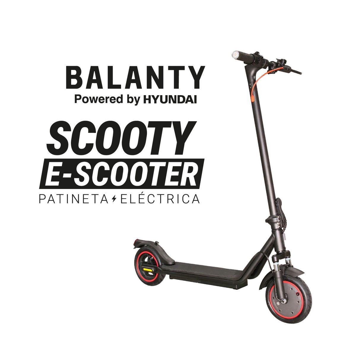BALANTY - PATINETA ELECTRICA SCOORTER SCOOTY VELOCIDAD MAXIMA 25KM/H AUTONOMIA DE 12- 25 KM