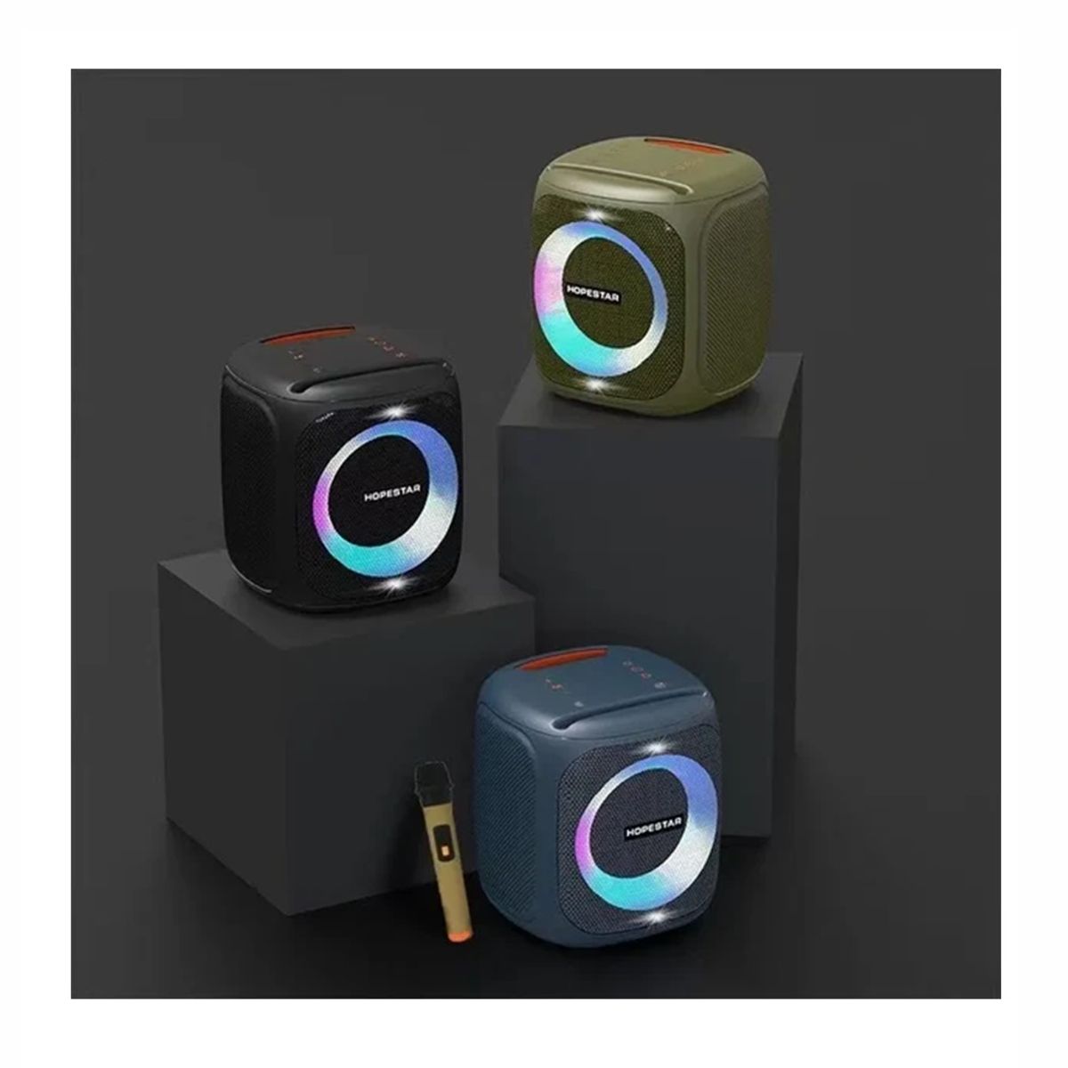 HOPESTAR - Parlante Bluetooth Hopestar Party 100 Portatil 50w Resistente con Microfono