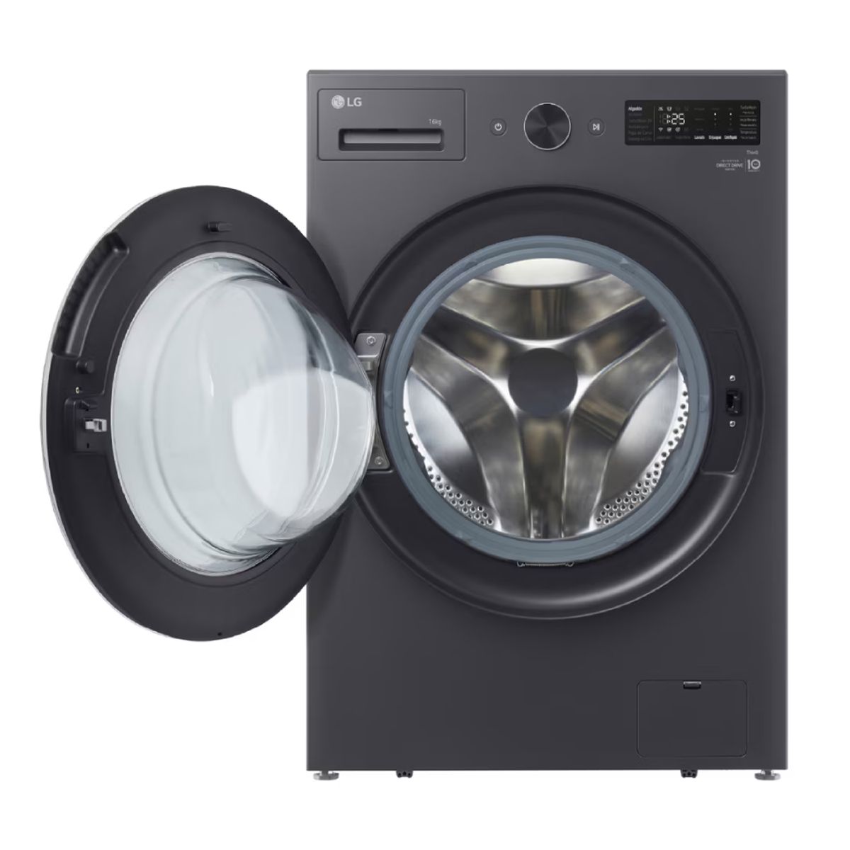 LG - Lavadora Secadora LG 16Kg8Kg WD16EGNTS6P AI DD Gris Grafito WD16EGNTS6PAEGECOL