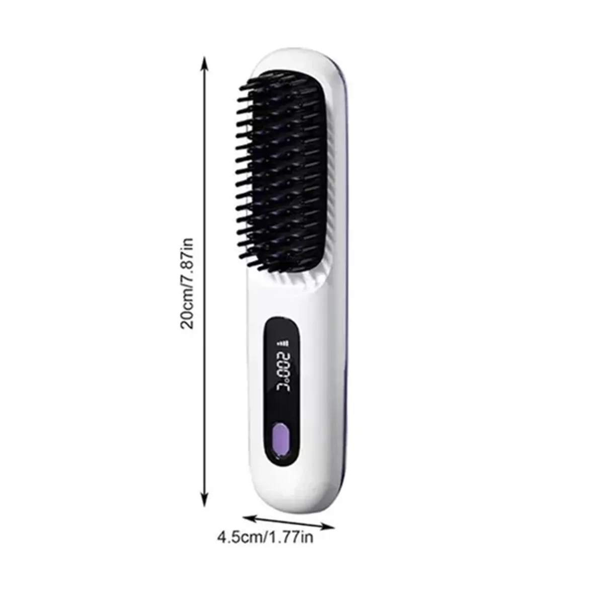 GENERICO - Cepillo Plancha Portatil de Cabello Recargable Usb
