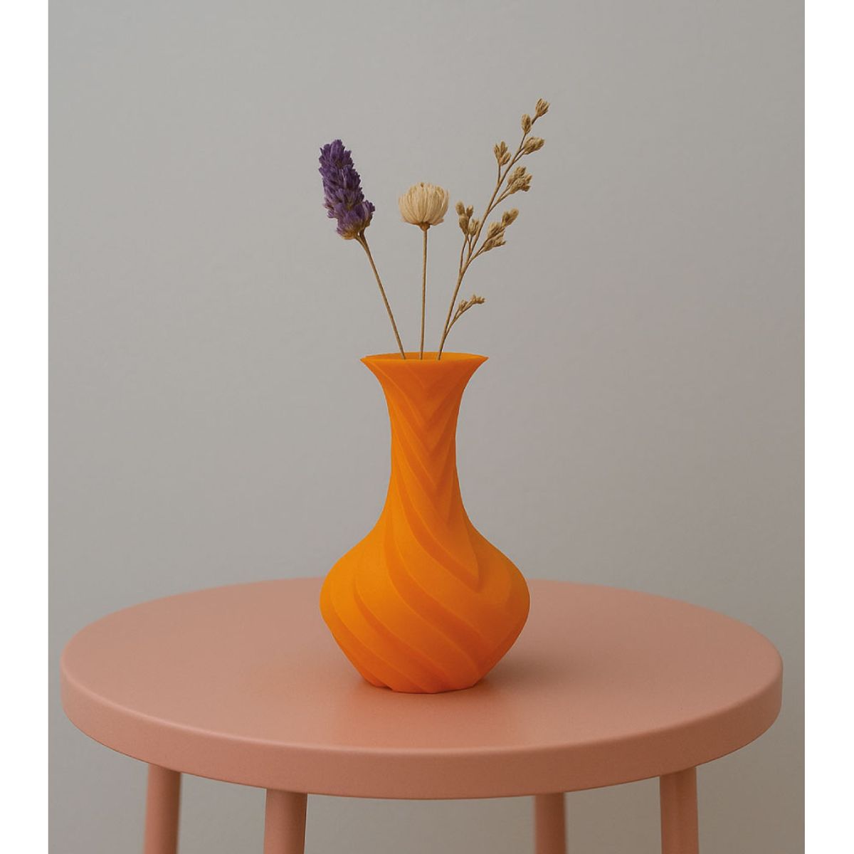 GENERICO - Florero Decorativo forma orgánica Impreso en 3D