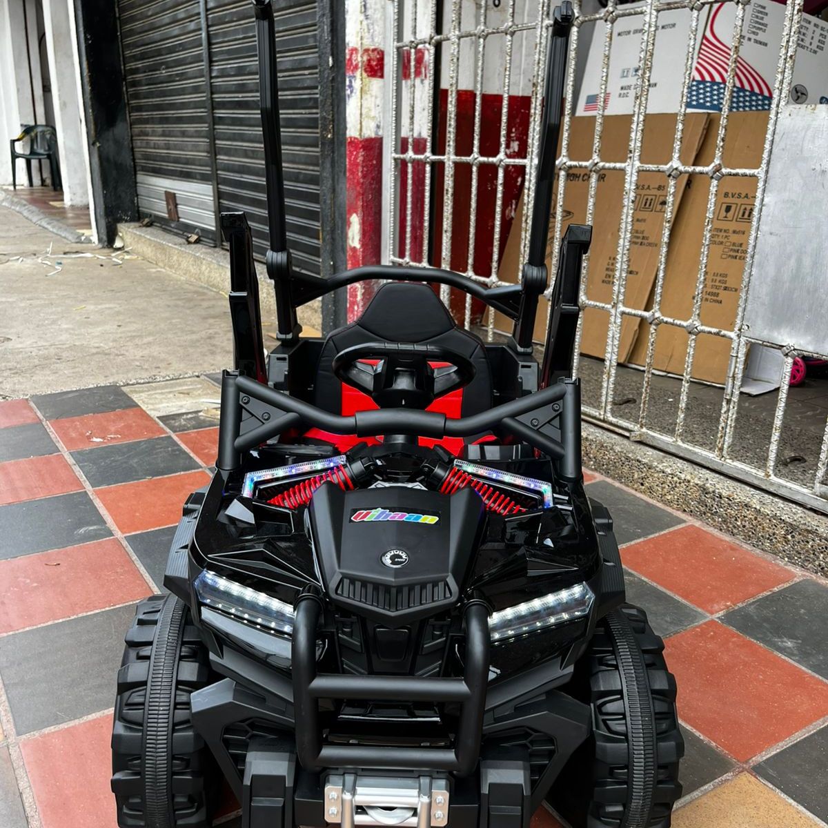 GENERICO - Carro Montable Eléctrico Razer 12V Control Remoto