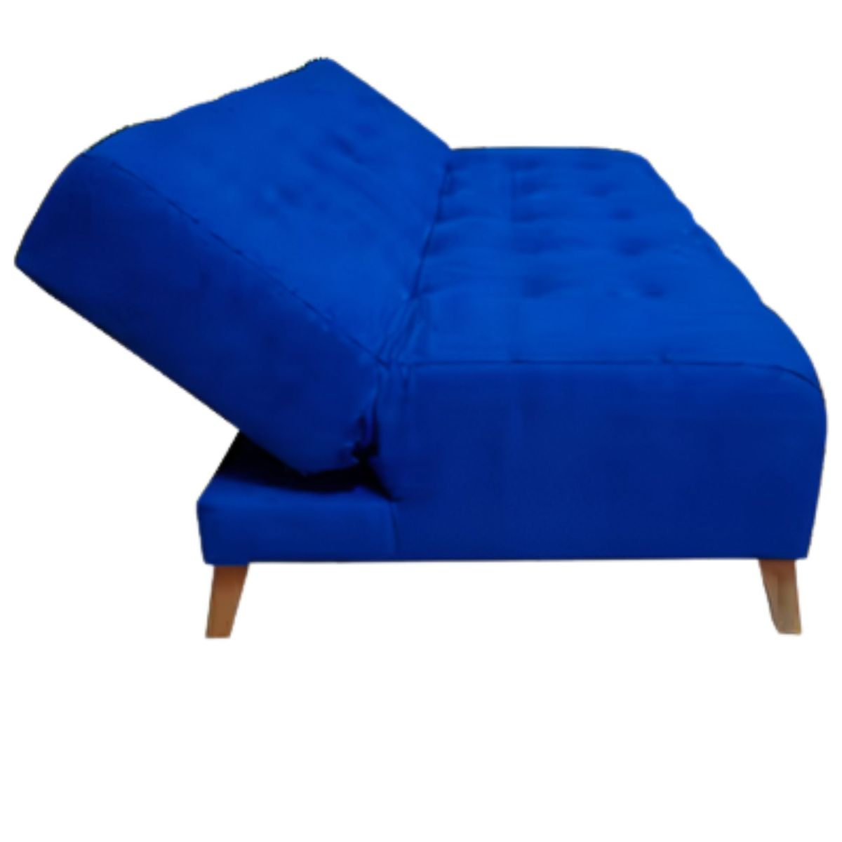 GENERICO - SOFACAMA MOLLY 3 PUESTOS COLOR PETROLEO 180X100X35 + 2 COJINES