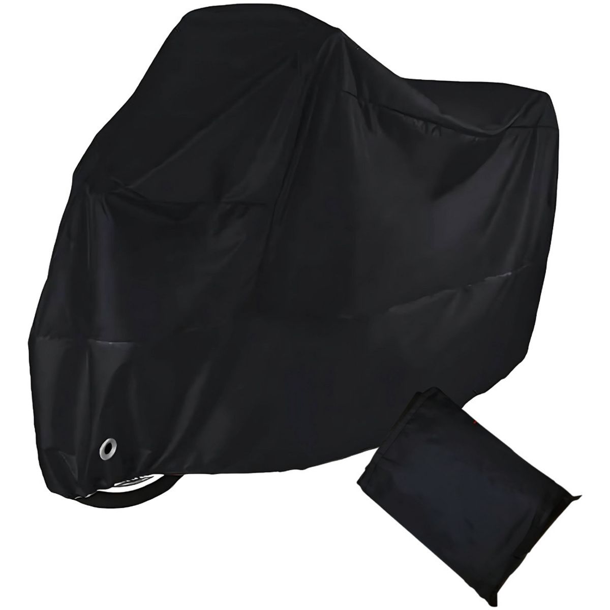 GENERICO - Carpa Impermeable Moto Pijama Argolla Metalica Con Malla Negro