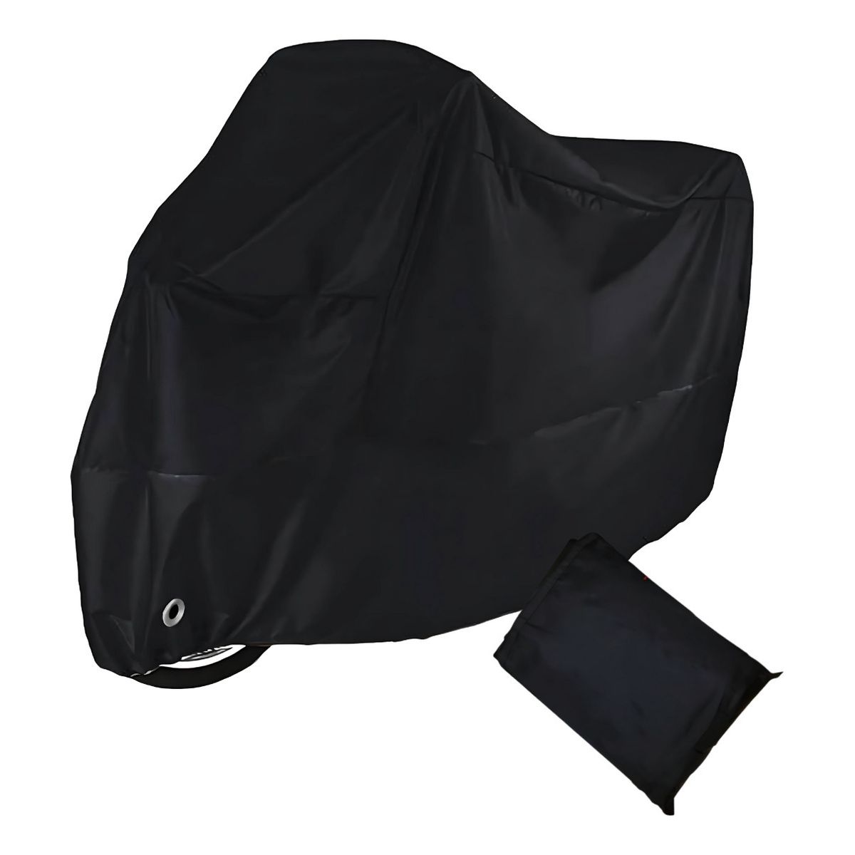 GENERICO - Carpa Impermeable Moto Pijama Argolla Metalica Con Malla Negro