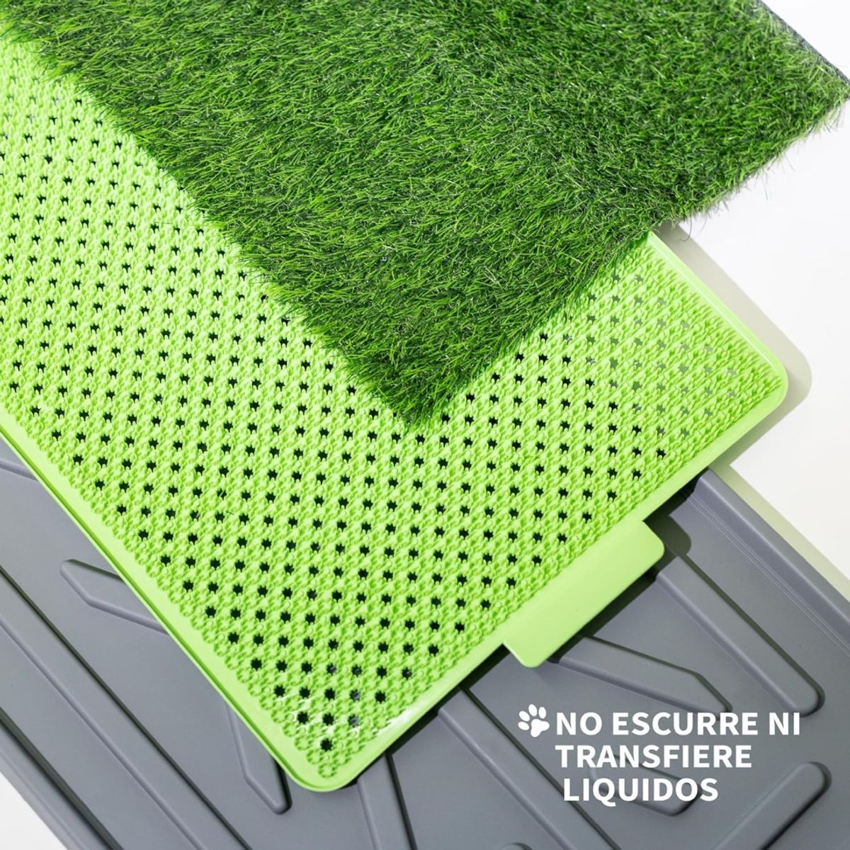 GENERICO - Tapete De Entrenamiento Potty Patch Verde Para Perros Grandes  Higiénico y Reutilizable 68x42 cm