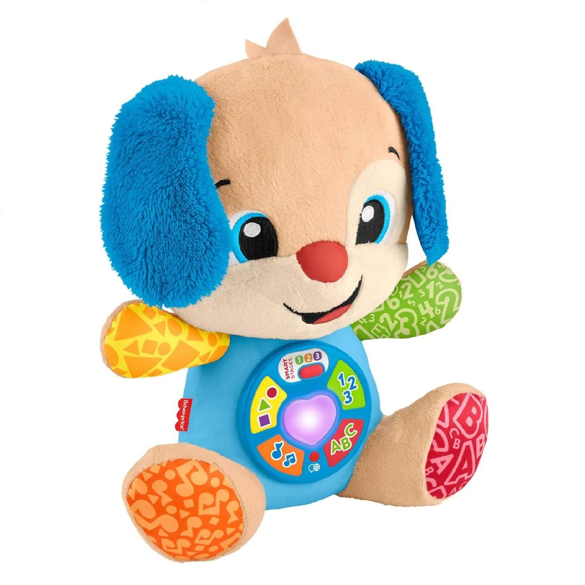 FISHER PRICE - Perrito Fisher Price Aprende Conmigo 4 Idiomas Luces Sonidos