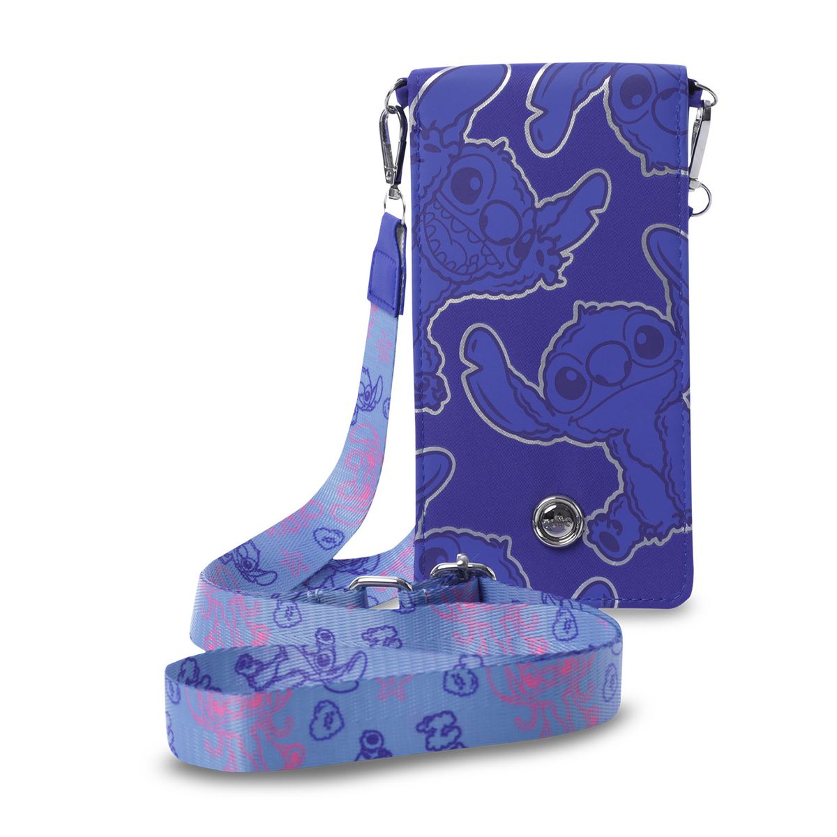 TOTTO - Porta Celular Stitch On The Beach Para Mujer Azul Totto