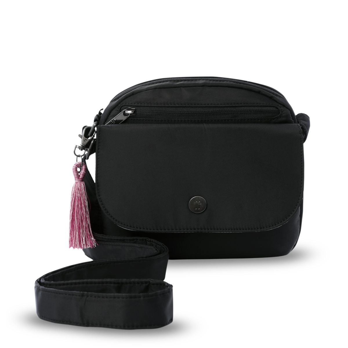 TOTTO - Bolso Cartera Corneana Mujer Porta Tablet 8'' Negro Totto