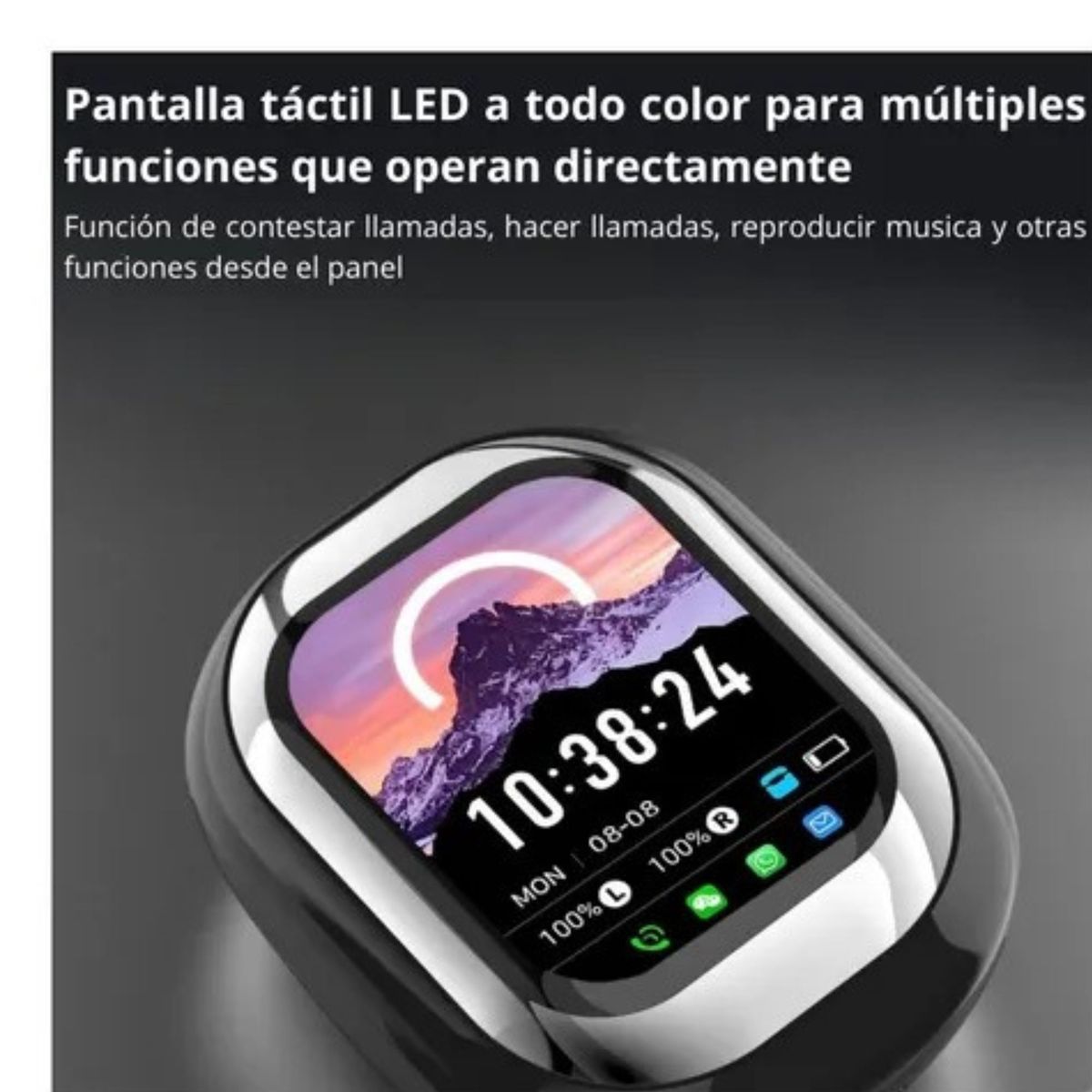 GENERICO - Audifonos Inteligentes inalámbricos SE-ONE Audifonos Pantalla Tactil Notificaciones