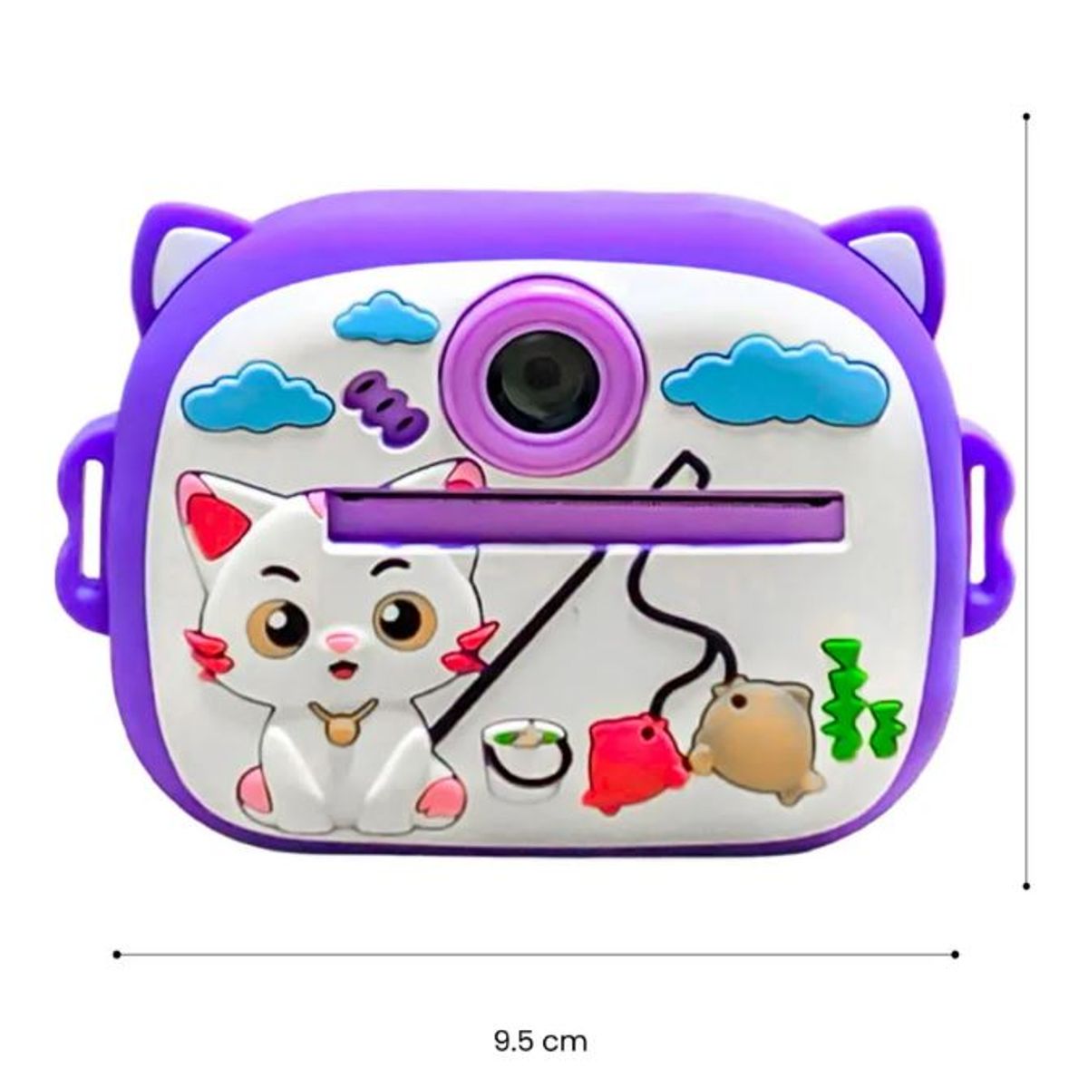 INNOVA - Cámara Instantánea Para Niños Impresión Térmica Fotos Y Video Morada Morado Morado