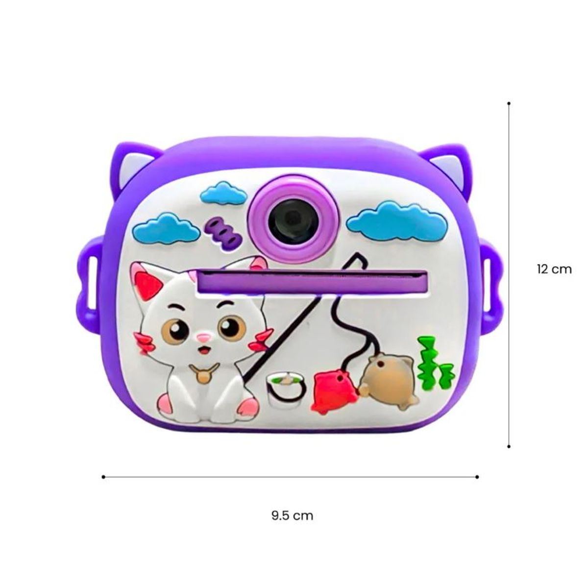 INNOVA - Cámara Instantánea Para Niños Impresión Térmica Fotos Y Video Morada Morado Morado