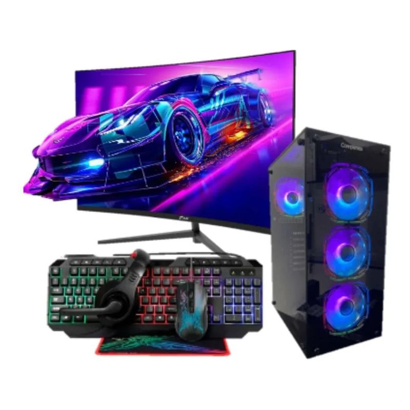 PC GAMER COMPUMAX RYZEN 7-5700G 16GB 1TB SSD MONITOR 24 FHD + COMBO ...