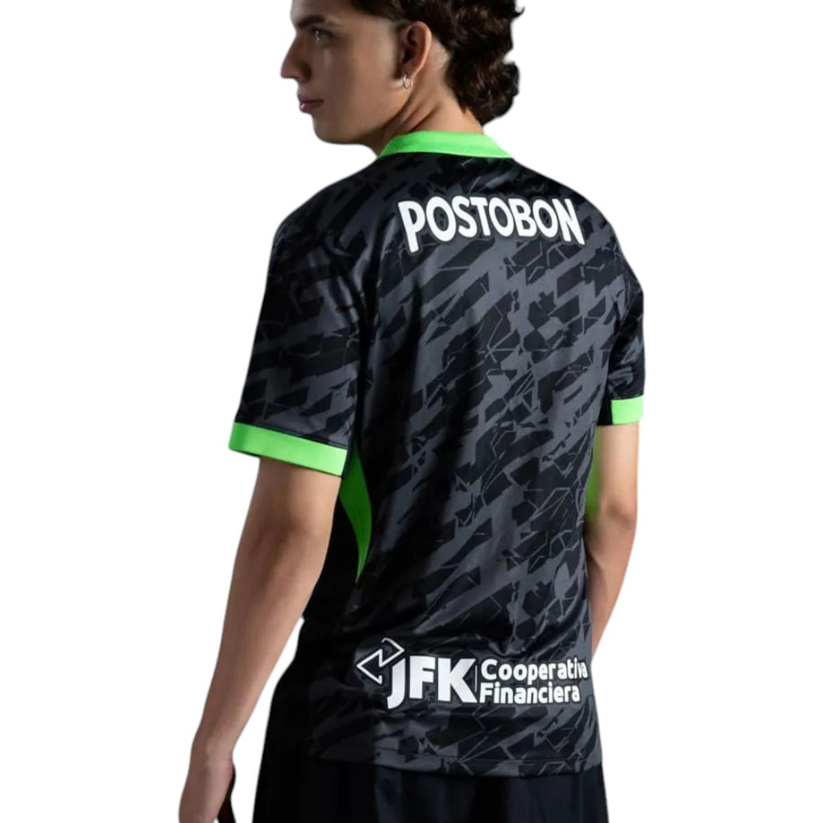 NIKE - camiseta Nike Atletico nacional JSY SS STAD 3R Hombre-Negro