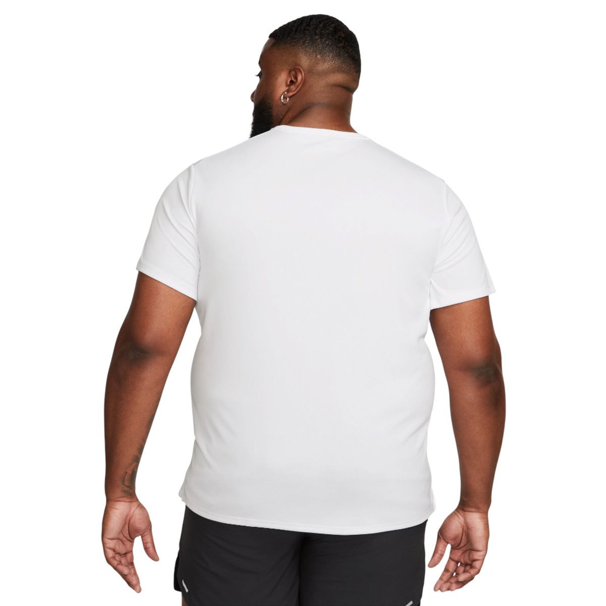 NIKE - Camiseta Nike Uv Miler Running Hombre-Blanco