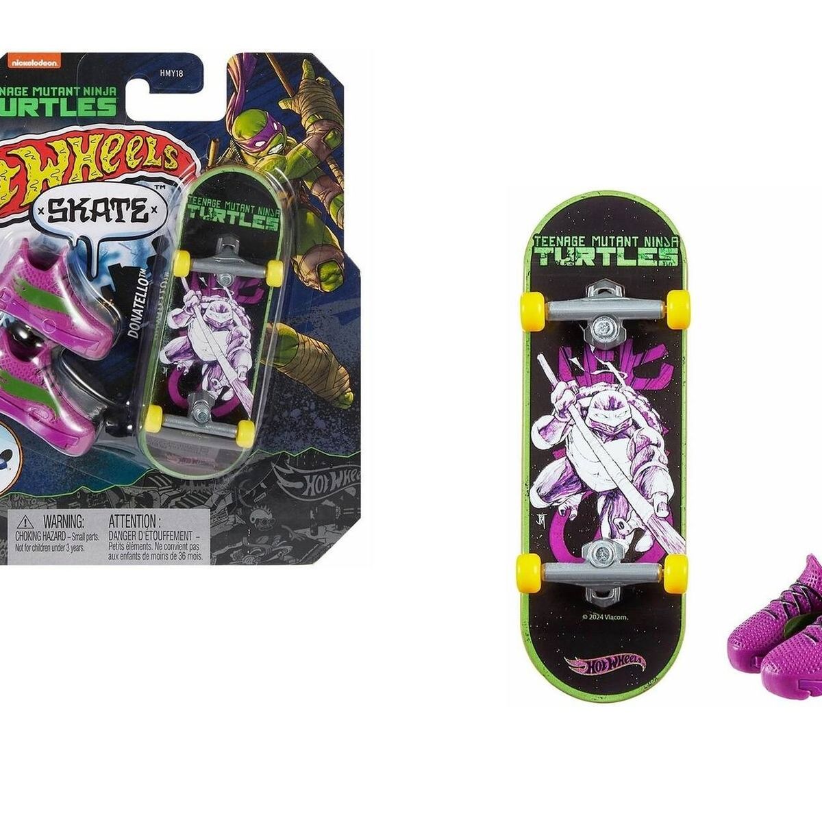 HOT WHEELS - Hot Wheels Skate Tortugas Ninja Patineta Surtido Sorpresa