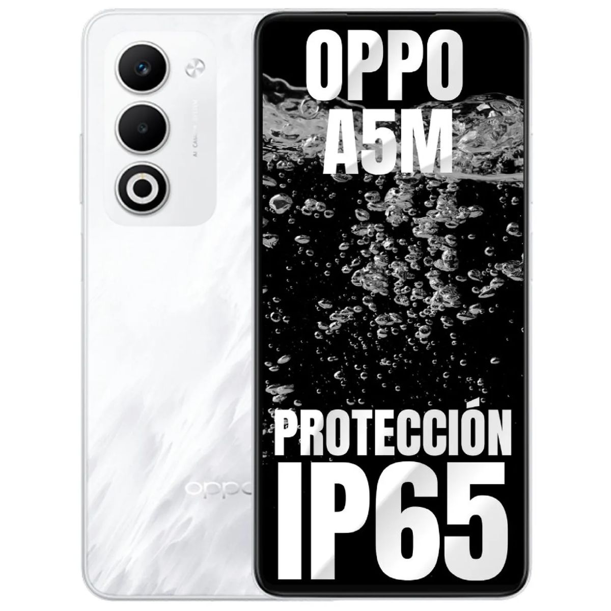 OPPO - CELULAR OPPO A5M 4G 256GB 8+8 RAM BLANCO
