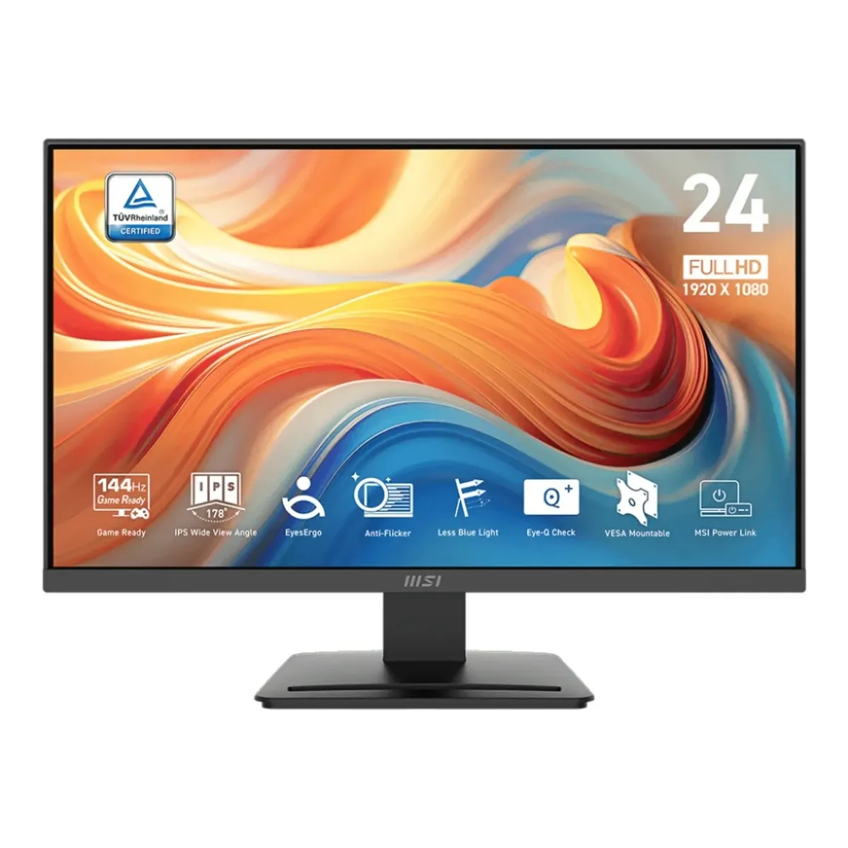 MSI - MONITOR MSI PRO MP243L E14 238  144HZ - 1MS  IPS - FHD  AMD FREESYNC