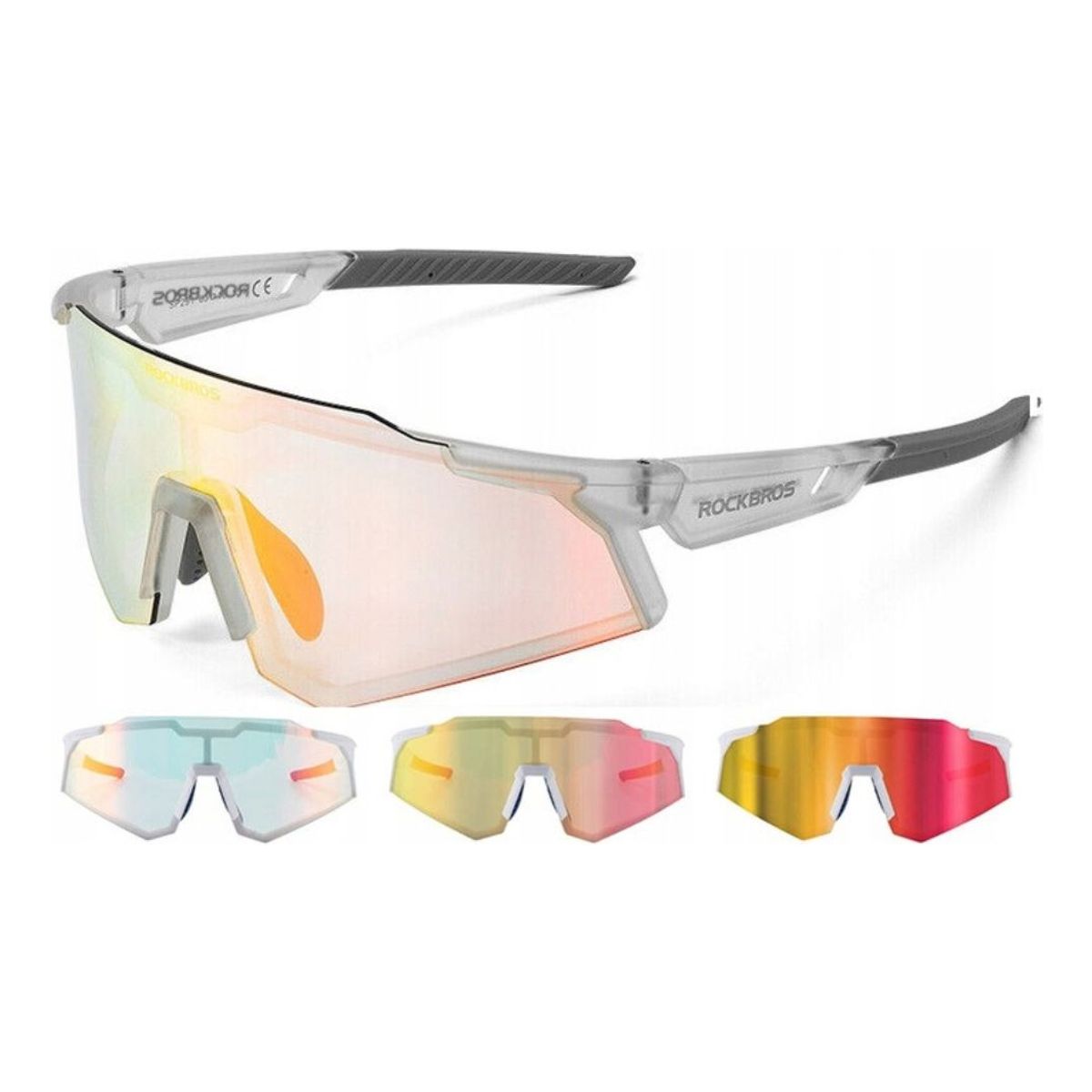 ROCKBROS - Gafas Fotocromáticas Rockbros Uv400 Ciclismo Running Moto