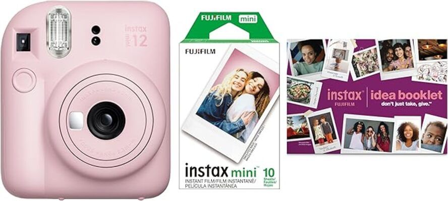 Cámara Instantánea FujiFilm Instax Mini 12 + 1 paquete x 10 películas ...