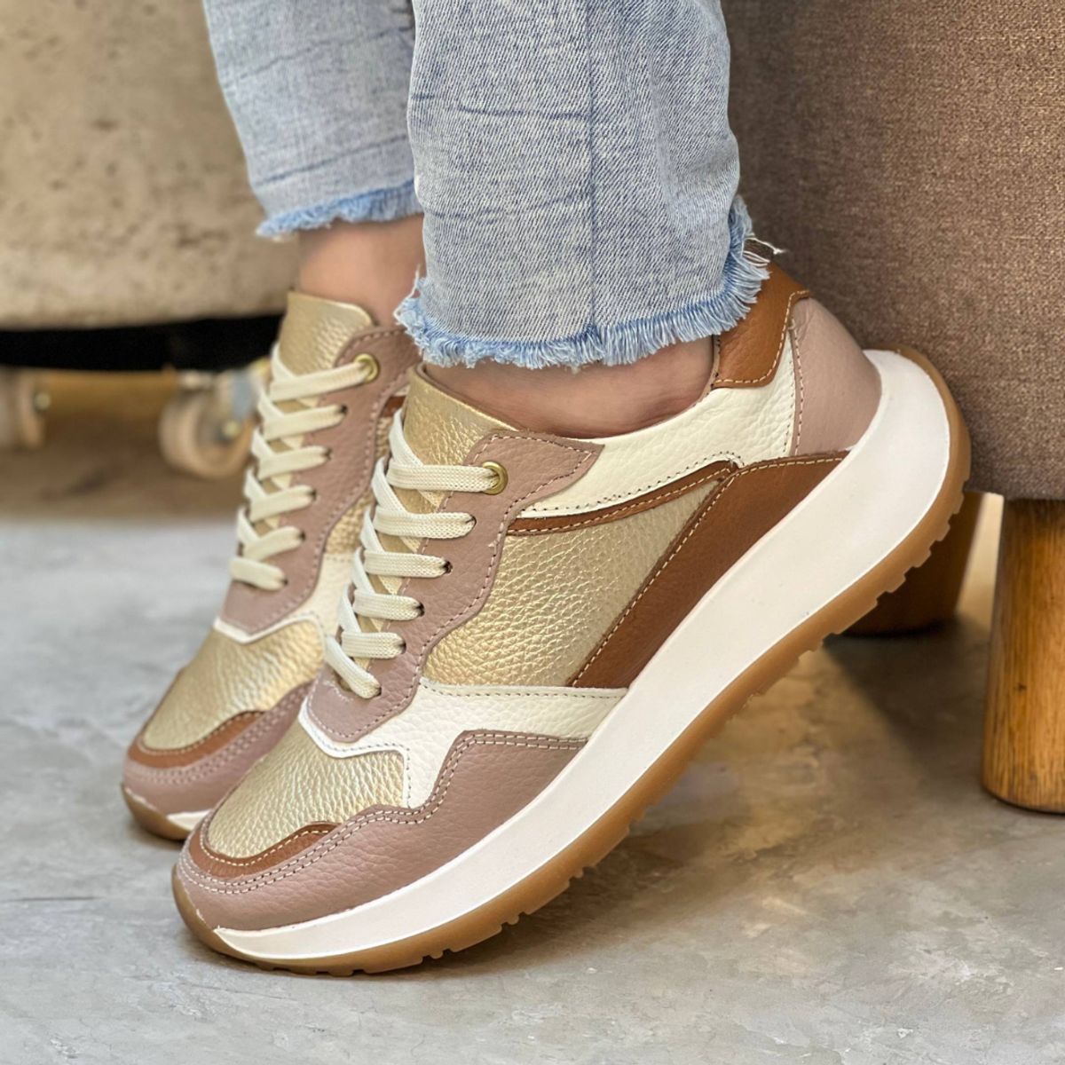 GENERICO - Zapatos deportivos en cuero