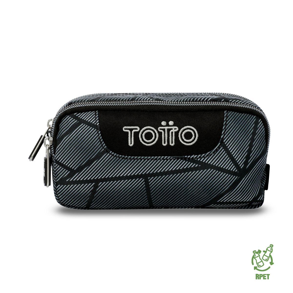 TOTTO - Cartuchera Multiuso Escolar Sobre Hombre Gris Totto