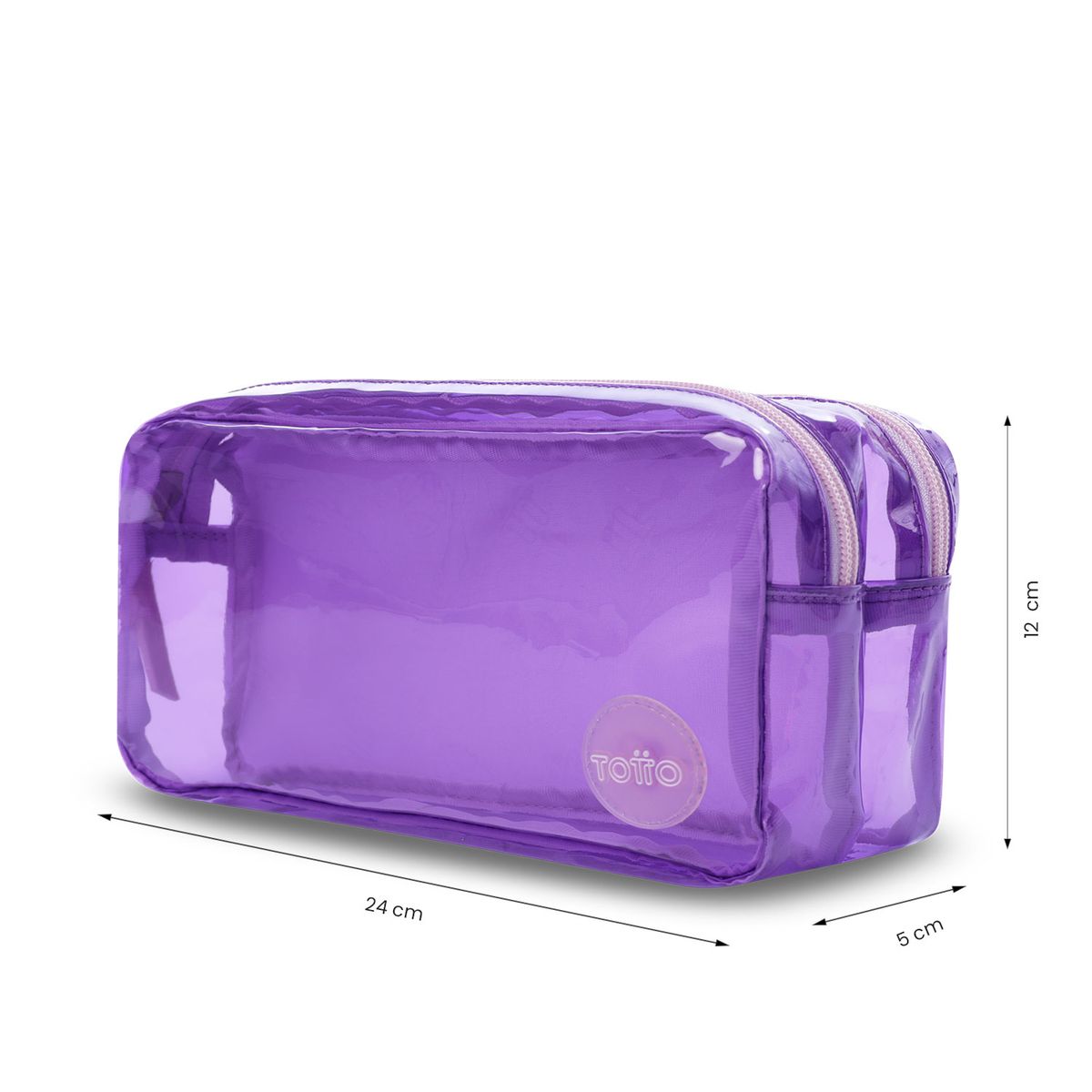 TOTTO - Cartuchera Multiuso Escolar Purple Niña Morado Totto