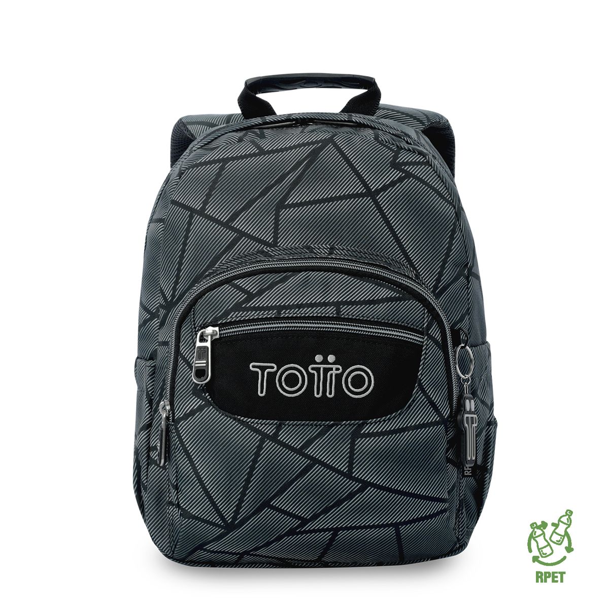 TOTTO - Morral Mochila Escolar Tempera Hombre Gris Totto