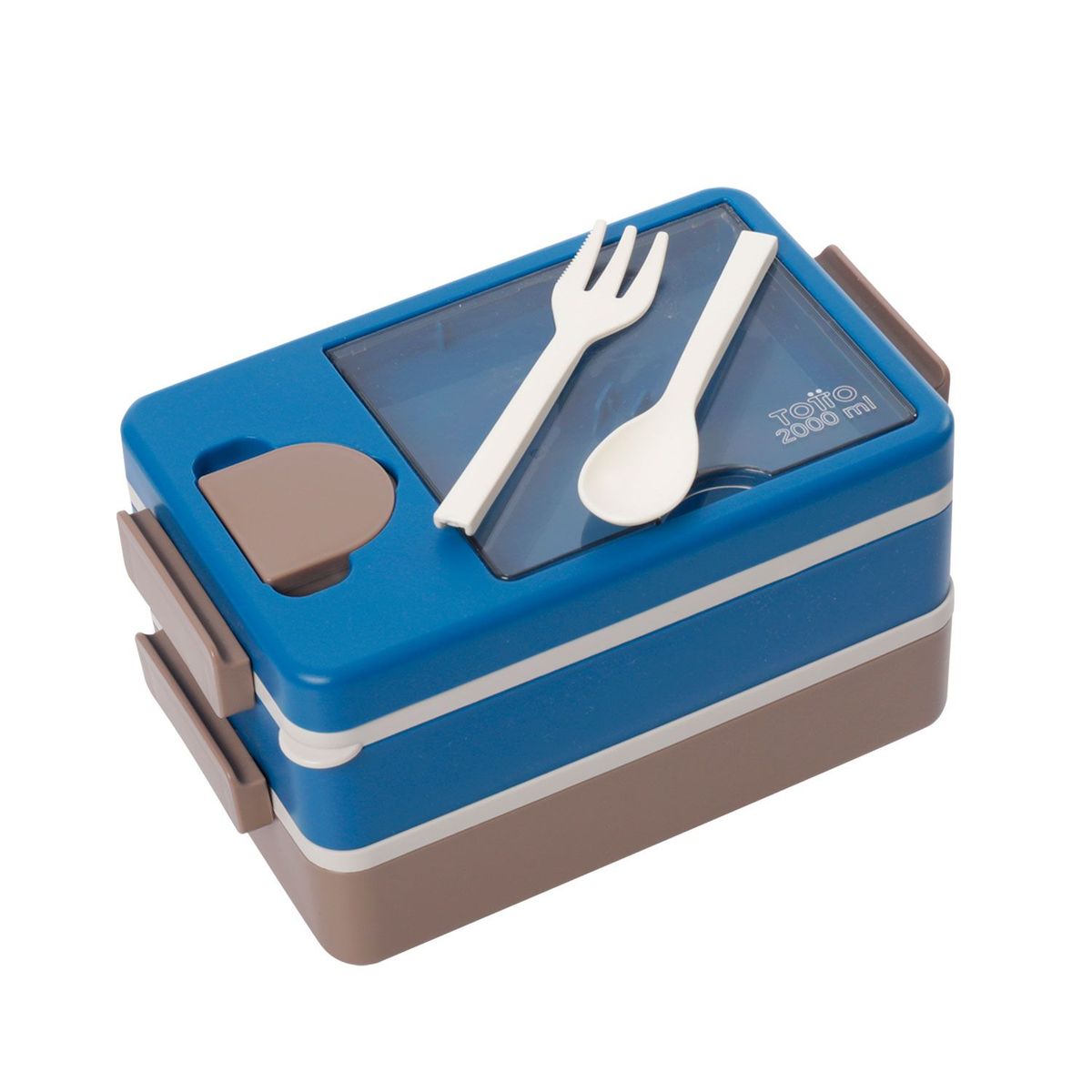 TOTTO - Portacomidas Keiko Azul/Café